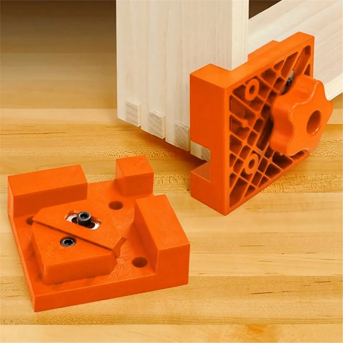 

Новые столярные угловые зажимы 2026 года – пружинные фиксаторы на 90 градусов для соединения досок