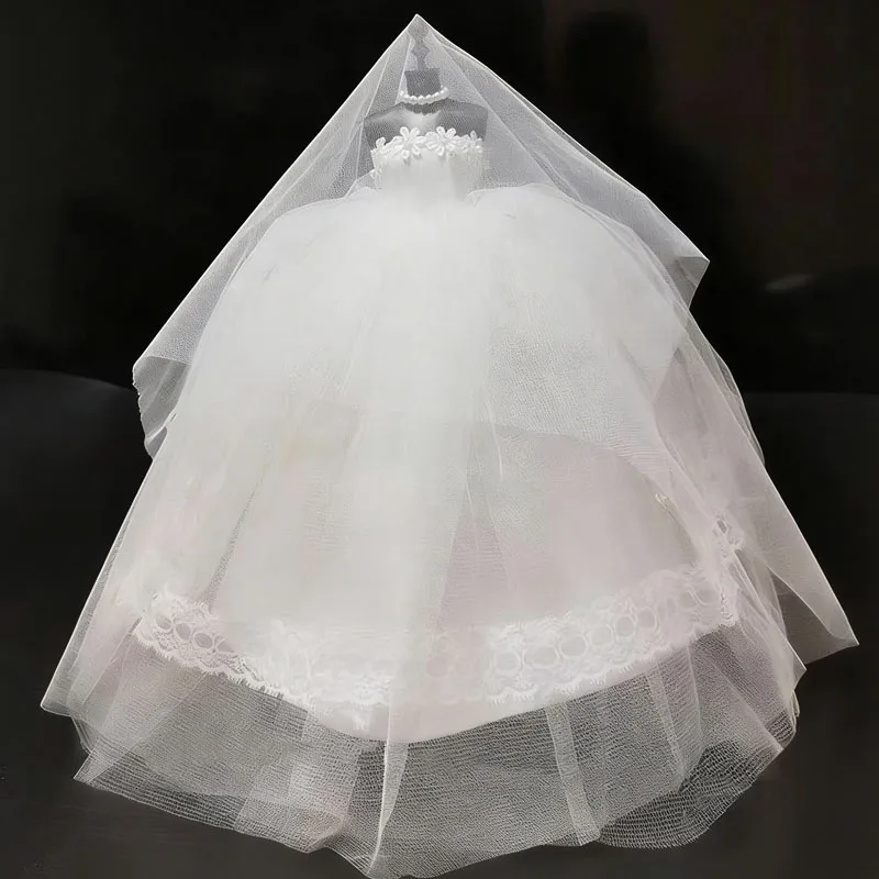 

Подарок на День святого Валентина: Красивое свадебное платье принцессы 26 см, нарядное платье для вечеринки, аксессуары для кукол, подарок-игрушка.