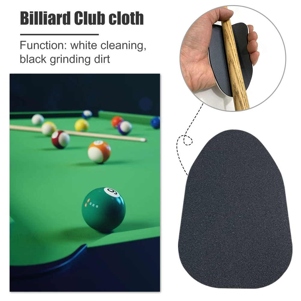 1PC Professional Billiard Pool Cue Burnisher Cleaner Polisher Frosted Paper Cleaning Snooker Pole Training Pool Ball Accessories