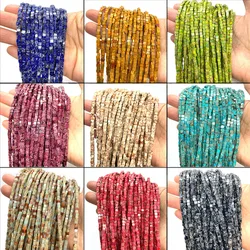 3mm Natural Stone Emperor Stone Cube Square Beads for Jewelry Making DIY Men's and Women's Necklaces Bracelet Accessories Supply