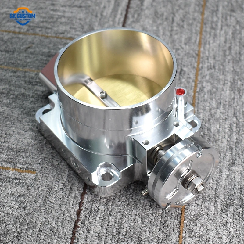 Aluminum 90mm Throttle Body Compatible With Honda Civic 2002-2005 K20 K20A K24 K Series Engine - view 2