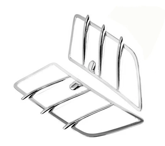 One Pair of 2 Pieces Chrome Styling Hood Air Vent Trimming for Mercedes Benz W164 ML Class