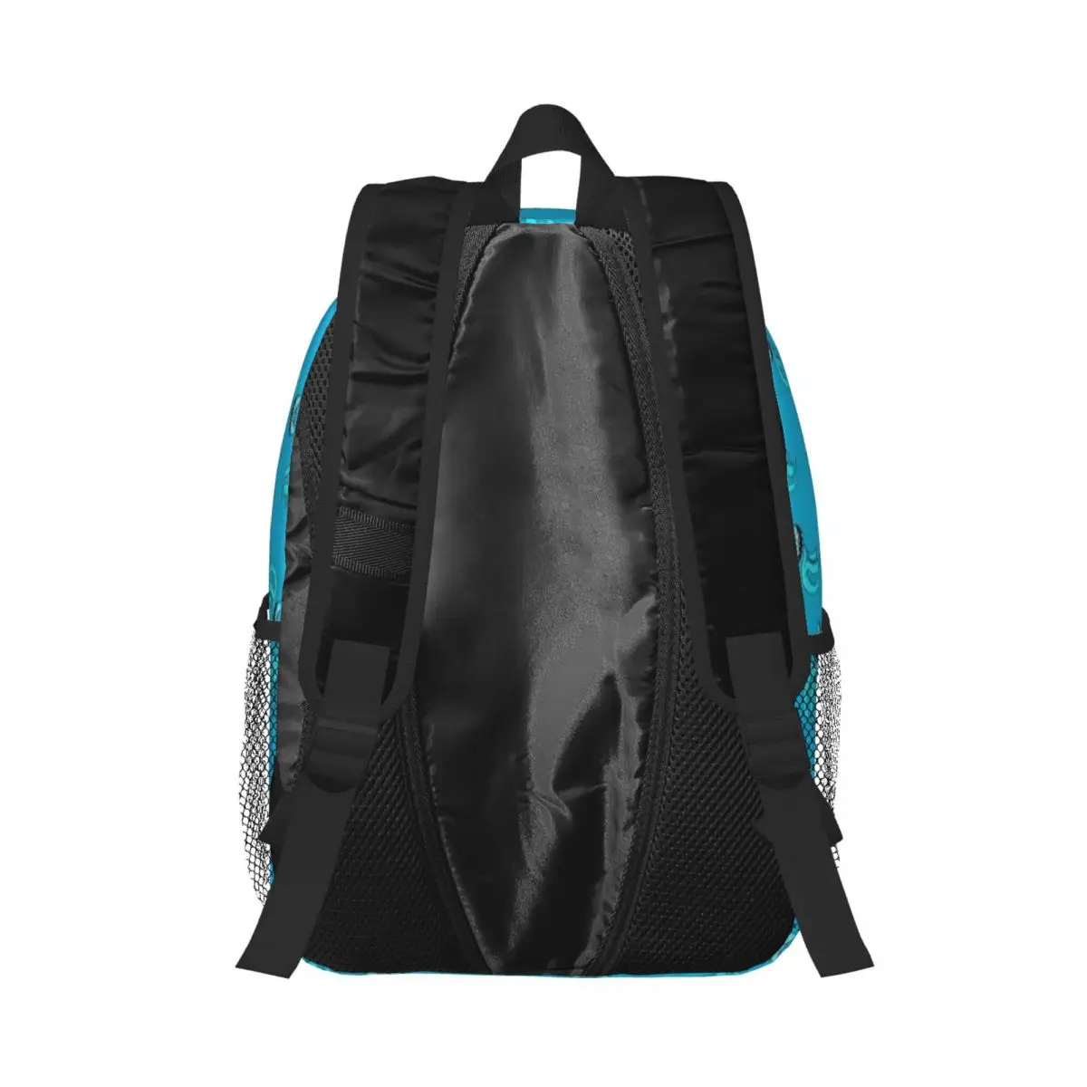 Sac à Dos Décontracté de Grande Capacité pour Garçon et Fille, Cartable d'École pour Ordinateur Portable, Cyan Arc-en-ciel