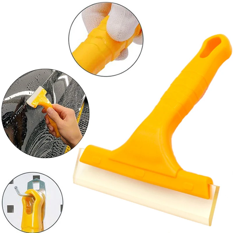 Car Glass Silicone Blade Water Wiper Windshield Water Squeegee Car Household Cleaning Tools Protection Film Applicating Squeegee