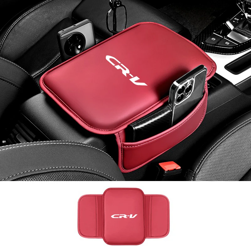 Fashion Car Armrest Box Pad Auto Armrest Mat Storage Bag Interior Accessories For Honda CRV 2007 2015 2016 2017 2018 2019 2020