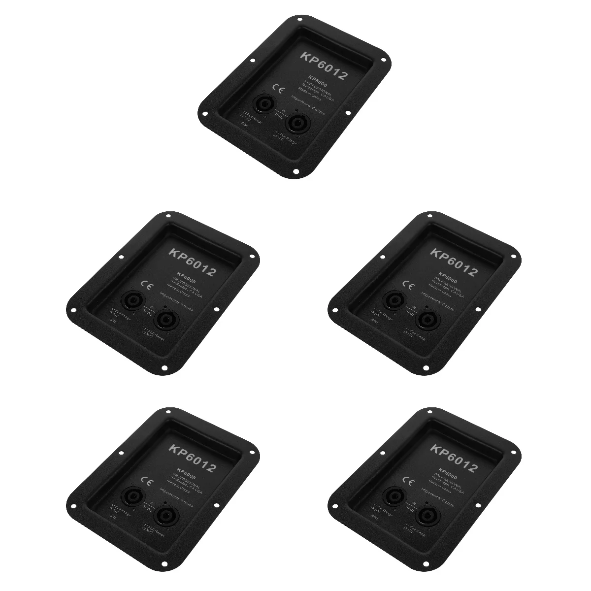 

5pcs 5 PCS Speaker Spade Terminal Connectors Port Hifi Sound Panel Binding Post Posts Input Plate Terminals Banana Parts