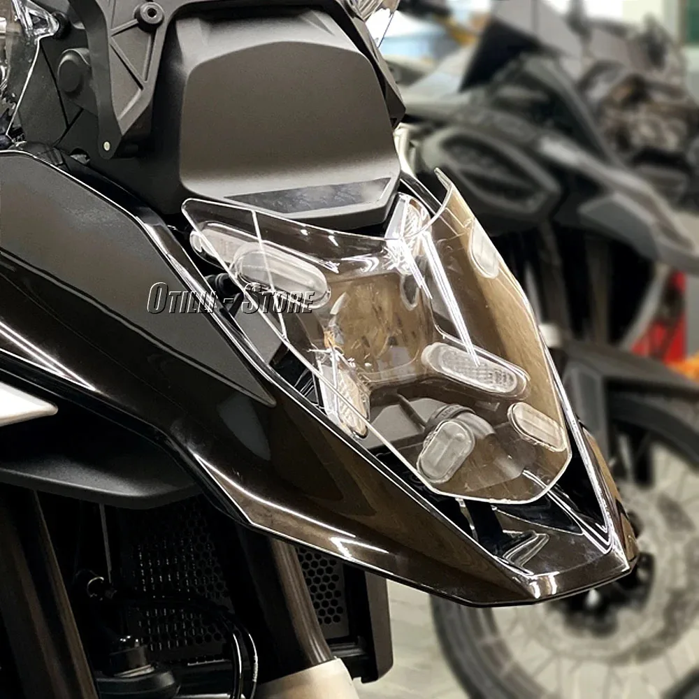 غطاء حماية أمامي من الأكريليك غطاء حماية للمصابيح الأمامية جديد لسيارات BMW R1300GS r1300gs R1300 GS Adventure 2023 2024 2025