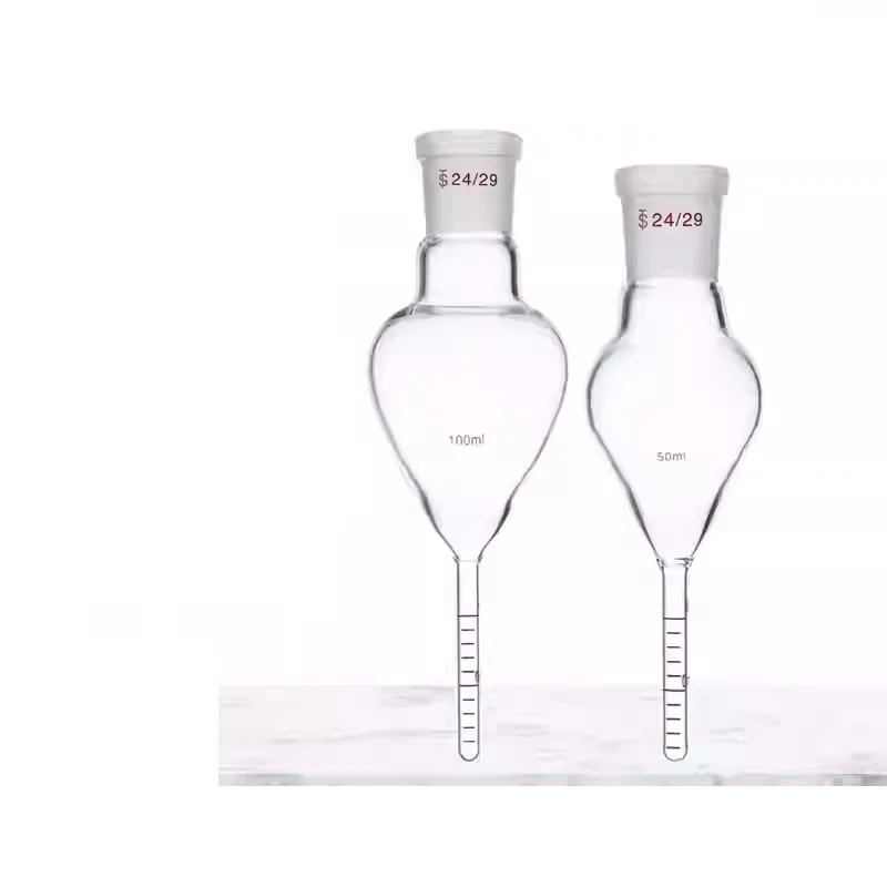 Glass Concentrator Bottle Concentrator Tube Tail Tube 1ml Concentrator Glass Bottle Scale Concentrator