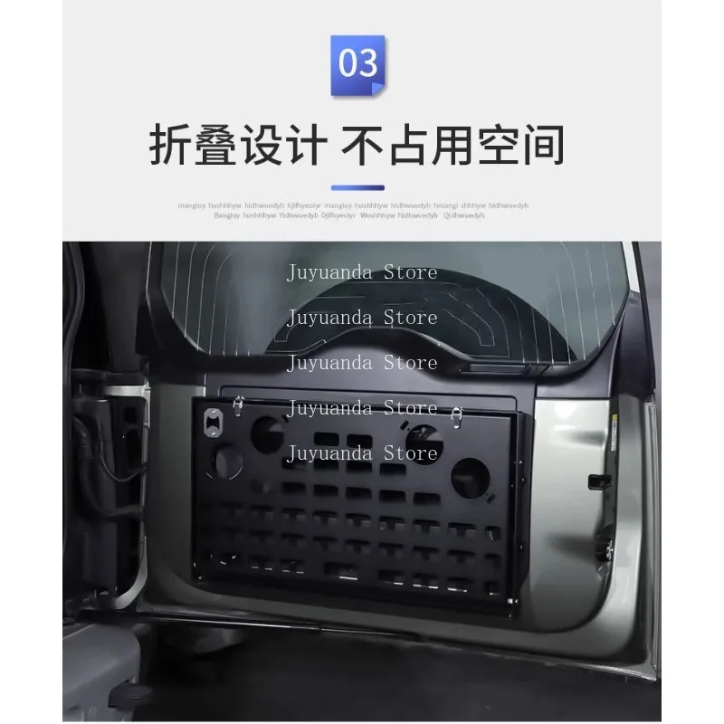 

Suitable for 20-24 Models 90 Rear Tailgate Expansion Platform Rack 110/130 Multi-function Folding Rack