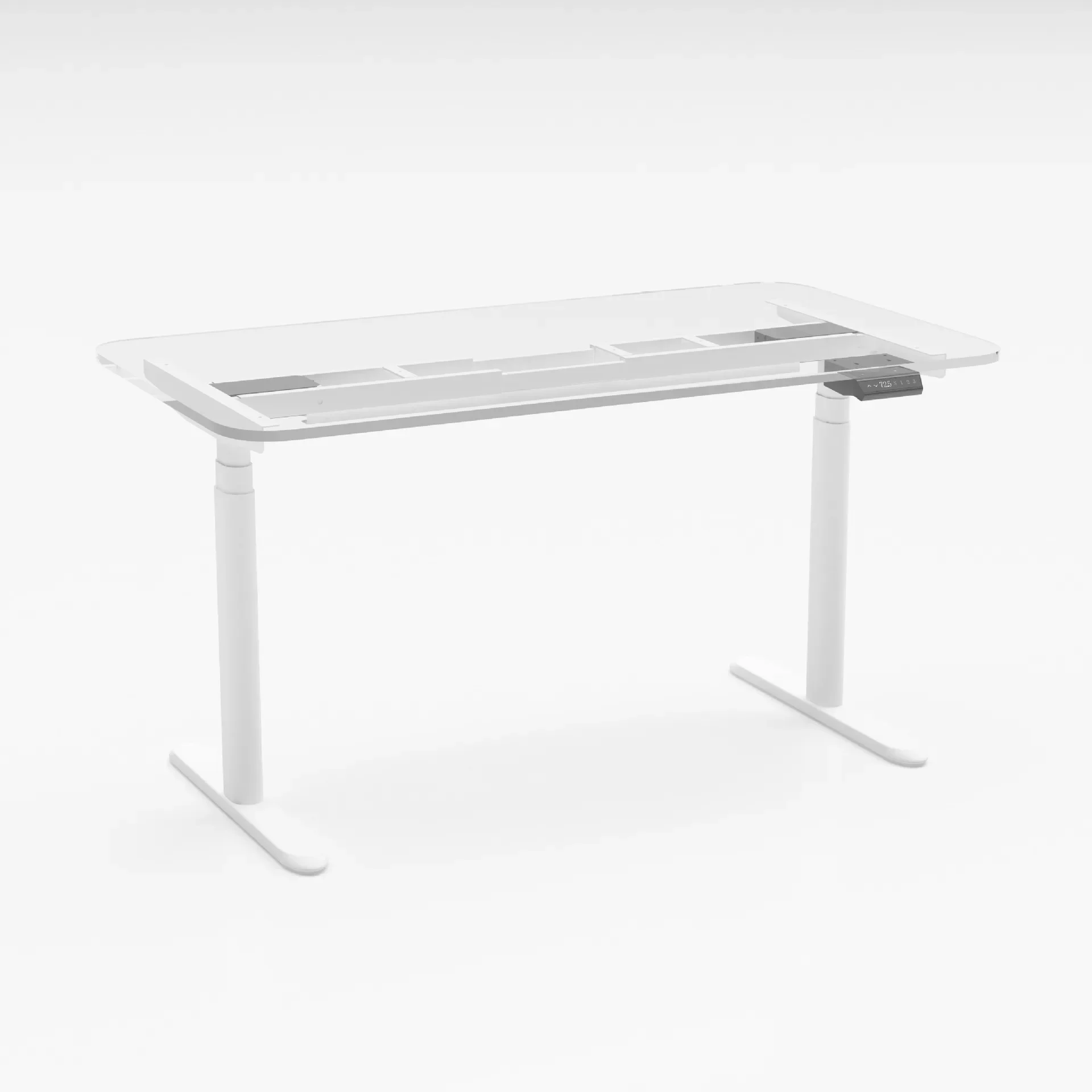 

SLA-QC01 160kg load Dual motor 3-section electric lift table stand