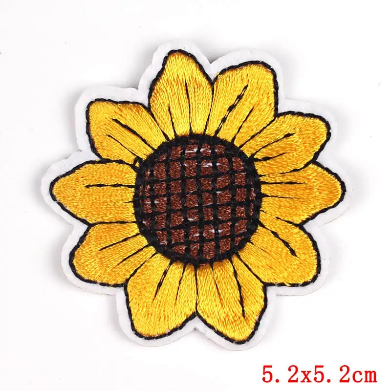 5 pz/set coppia volpe e pesce ferro su toppa per abbigliamento toppe termoadesive Patch per ricamo girasole su vestiti fai da te