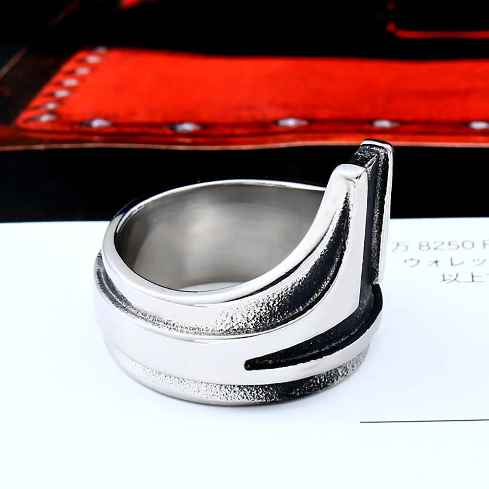 High Quality Stainless Steel Personality Movie Rings For Men Boys Punk Rock Cool Unique Knight Metal Charm Jewelry Accessories
