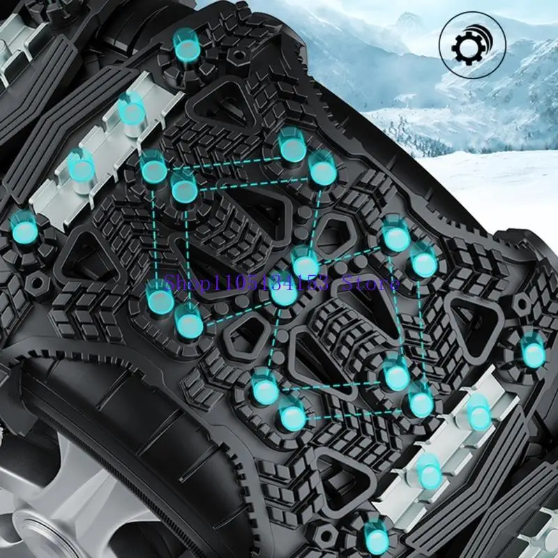 

Hg89 Противоскользящая цепь для шин Универсальная автомобильная цепь для шин Износостойкая цепь Обеспечивает стабильность и контроль в сложных условиях