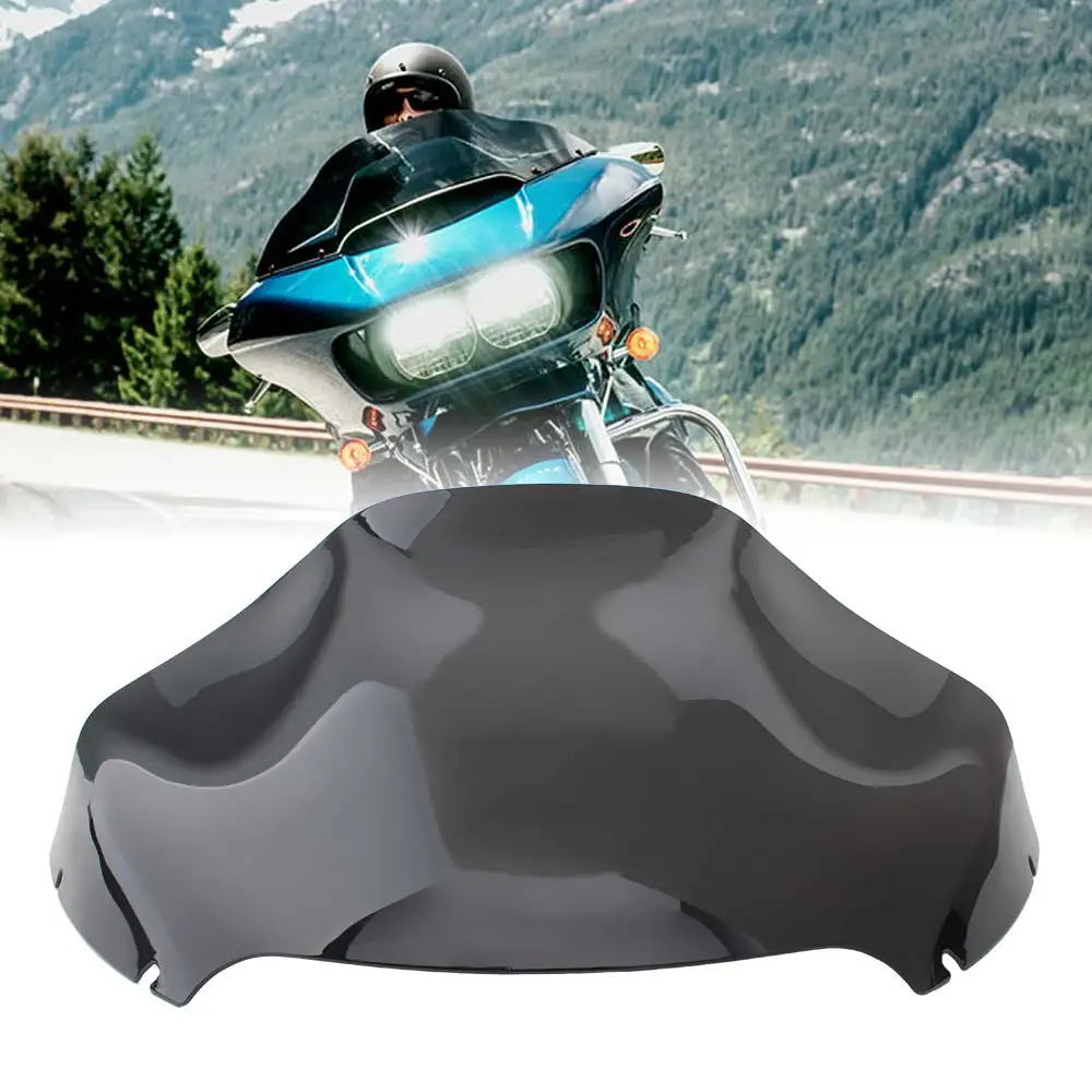 

13" Black Fairing Windscreen Windshield Wind Deflector ABS Plastic Motorcycle Fit For Harley Road Glide CVO/SE FLTRXSE 2018-2022