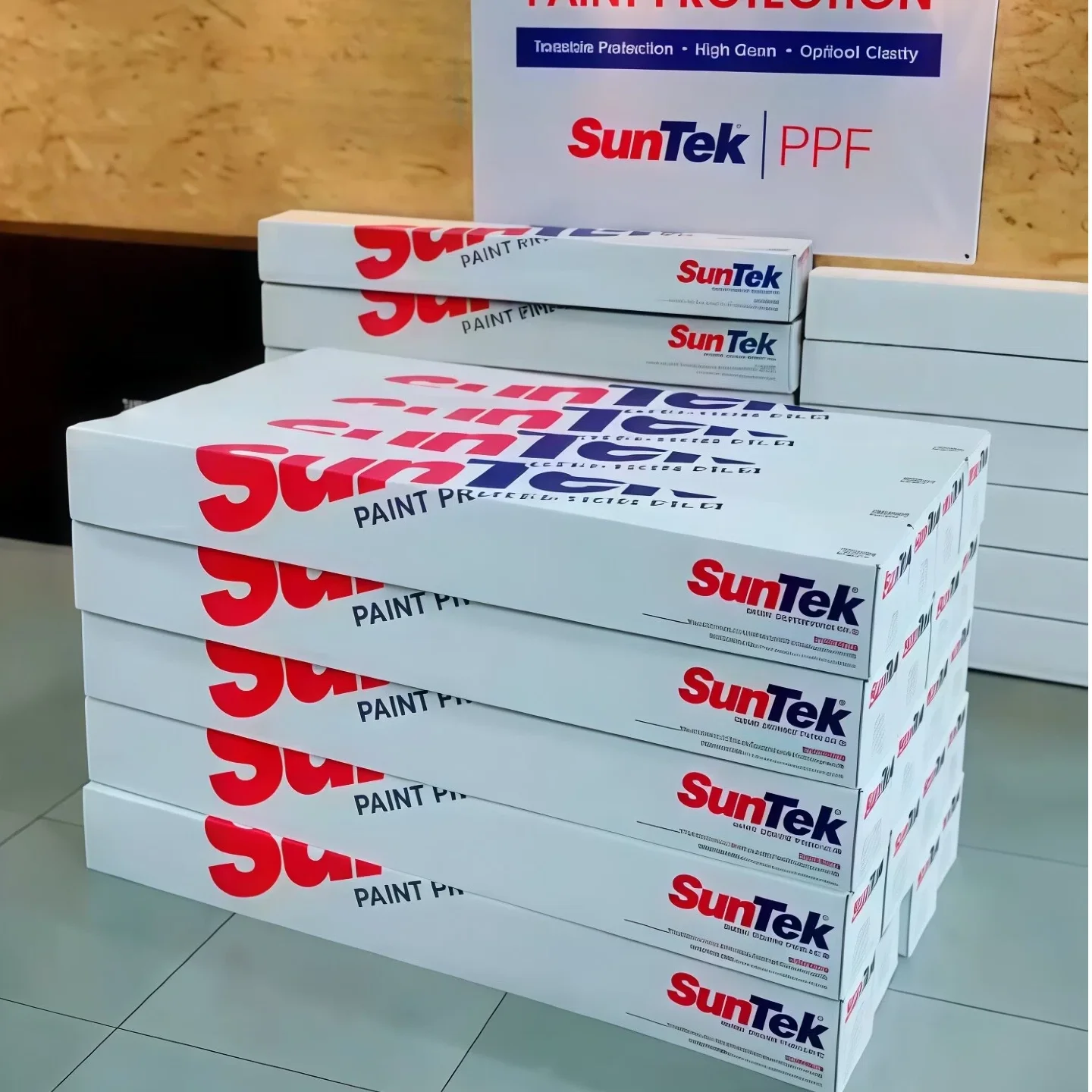 Suntek Original American PPF TPU Paint Protection Film Gloss And Matte Transparency Hydrophobic Self Healing Anti-Stain Black