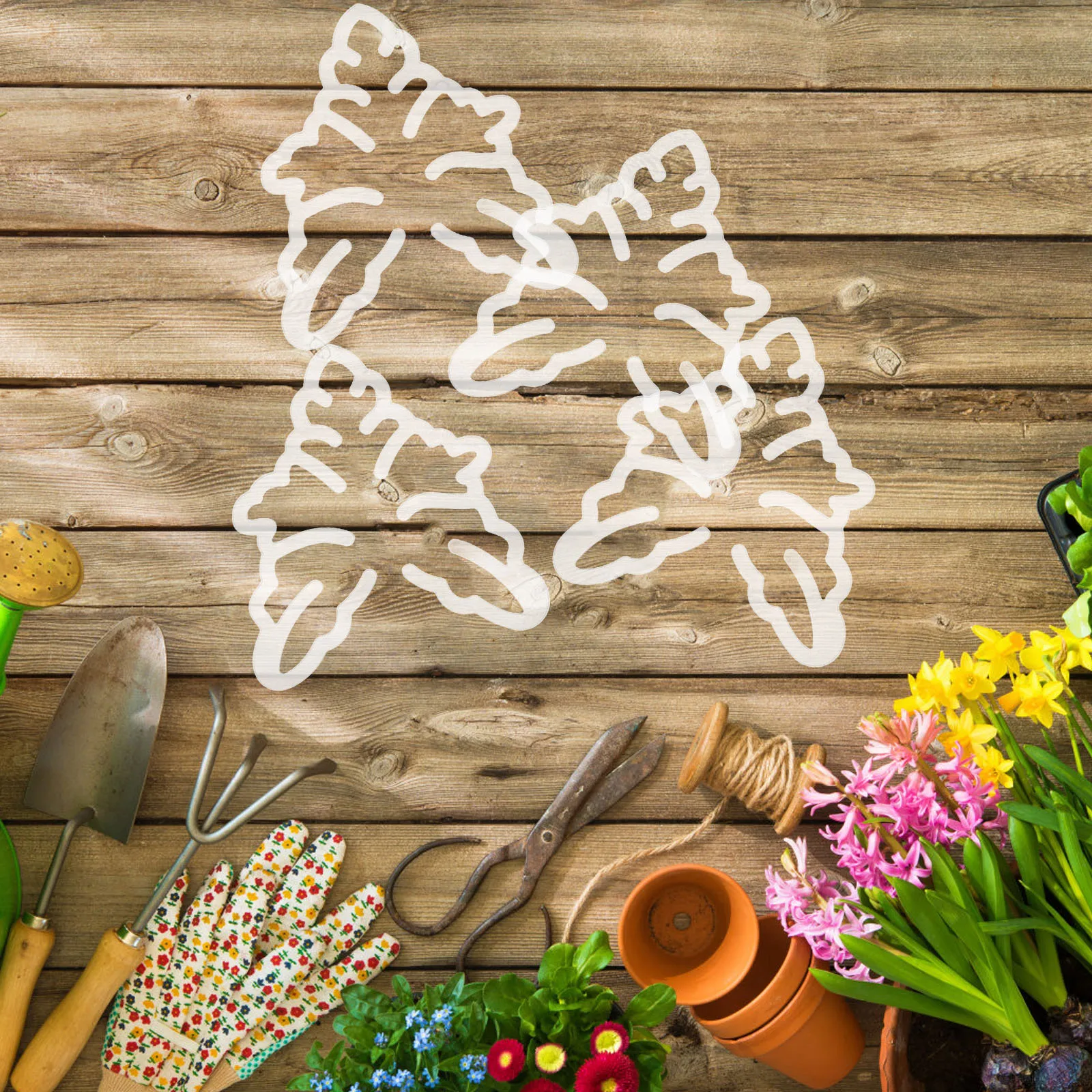 

4pcs Plant Support Frame for Climbing Stems Stable Design Plastic Garden Clips Vine Supports Flowerpot Holders