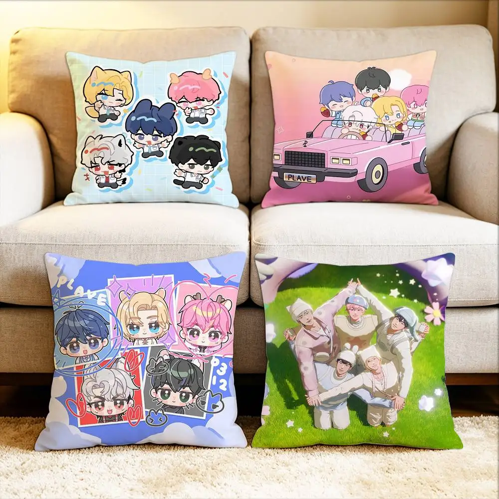 

Kawaii Kpop P-PLAVE Caligo pt Various Sizes Square Pillow Case For Car Home Bedchamber Decor