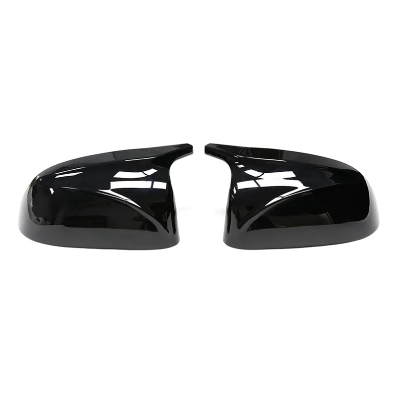 

1 Pair Car Side Rearview Mirror Caps For BMW X3 G01 X4 G02 X5 G05 2018-2022 Black Accessories