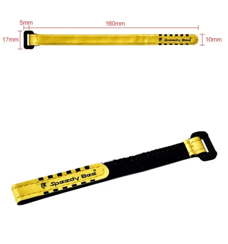 5PCS Speedybee 160x10mm LiPo Battery Strap - Protective Tape Nylon Leather