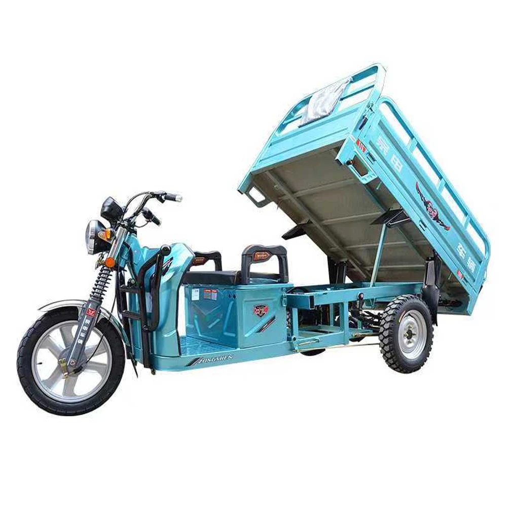 

Powerful 1500W Electric Motor Vehicle Open Type Electric Cargo Tricycle