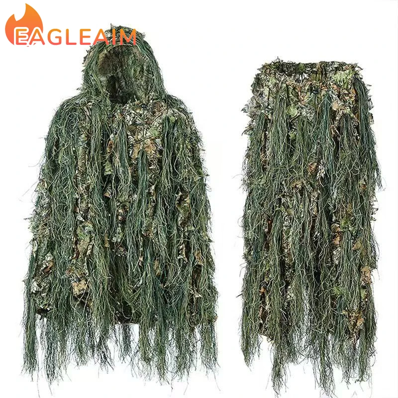 ghillie-suit-gilly-hunting-suits-pants-polyester-mixed-forest-lightweight-maple-leaf-3d-geely-clothing-camo-camouflage-coveralls