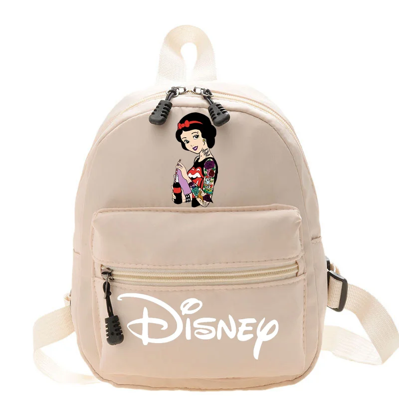 2024 Disney Princess Snow White Women\'s Mini Backpack New Trendy Ins Girly Heart Fashion Lovely Bag Design Versatile Backpacks