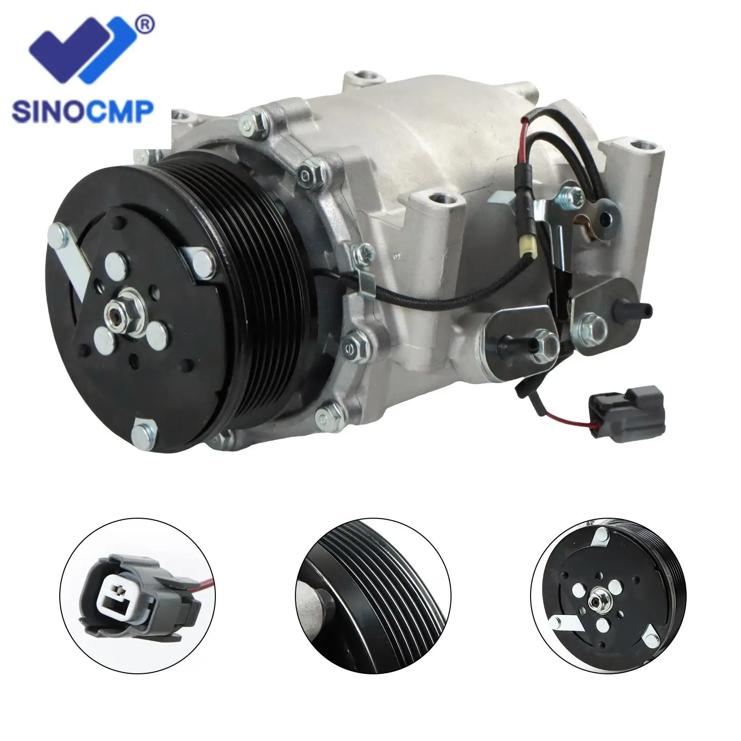 12V Air Conditioning Compressor For 2002-2006 Honda CRV CR-V 2.4L CO 10663AC 10345240 58881 6511495,1522110 Remanufactured