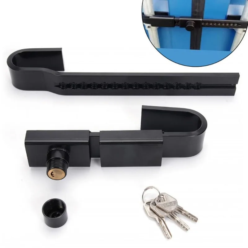 Heavy Duty Steel Container Door Lock, Anti-Theft Trailer Cargo Box Security Lock for Truck & Shipping Container