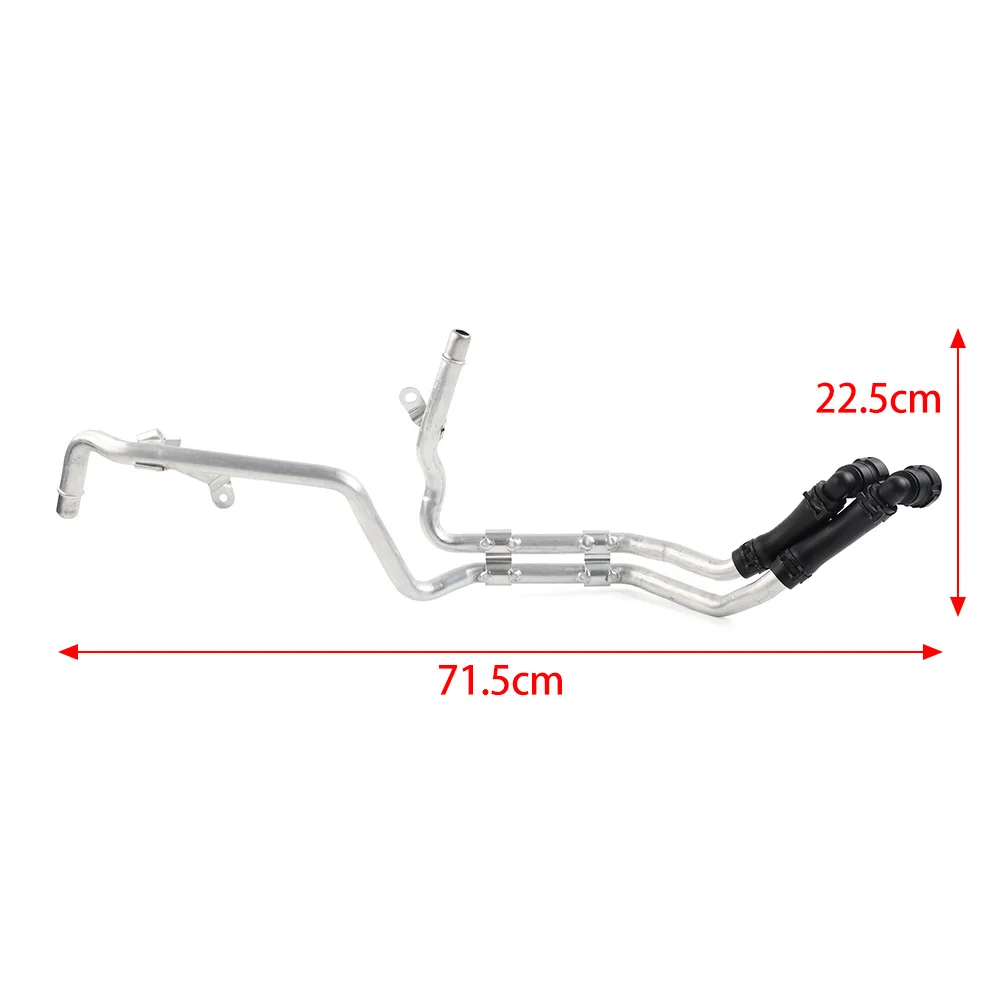 Car Engine Cooling System Warm Water Air Heater Hose Pipe C2D27906 For Jaguar XJ 3.0 2010-2019