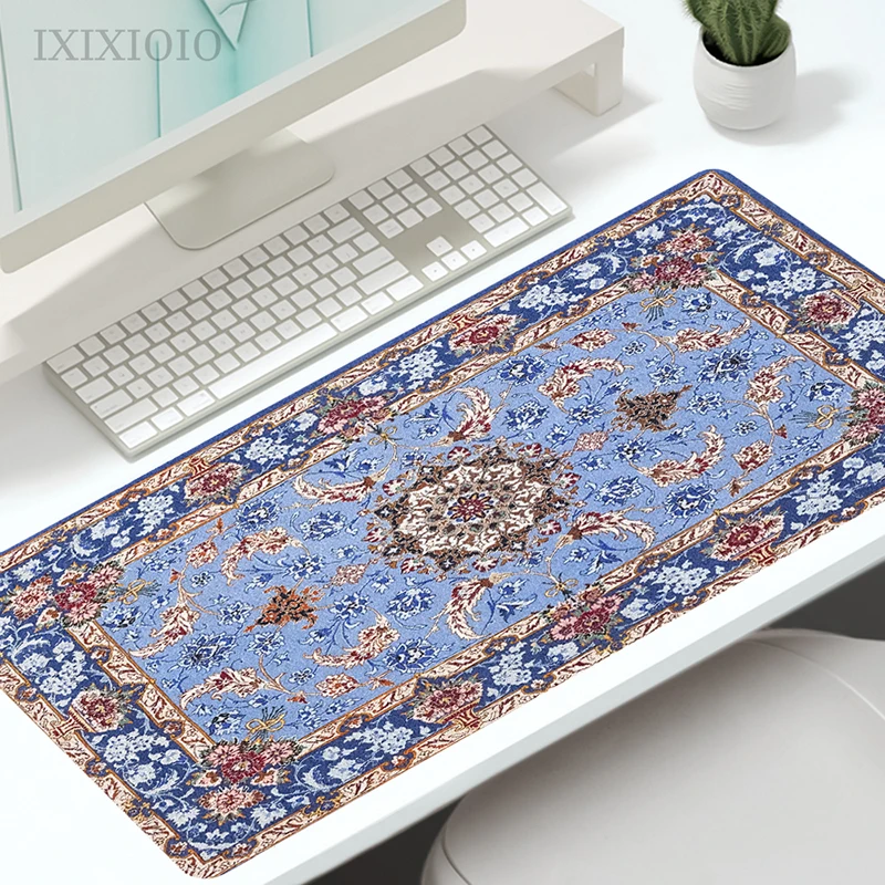 Bonito mouse pad persa para casa, tapetes de mesa, tapete antiderrapante, PC e desktop, XL grande HD Mousepad, XXL, novo