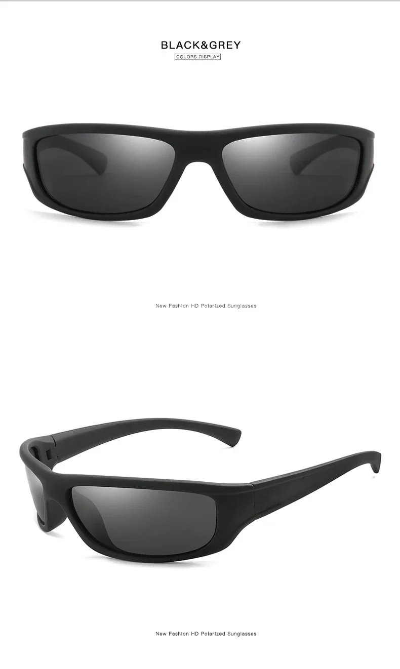 Modische Polarisierte Outdoor-Sport-Sonnenbrille für Männer und Frauen Retro Angelbrille Tourismus Sonnenschutz UV400-Schutz – Detail 8