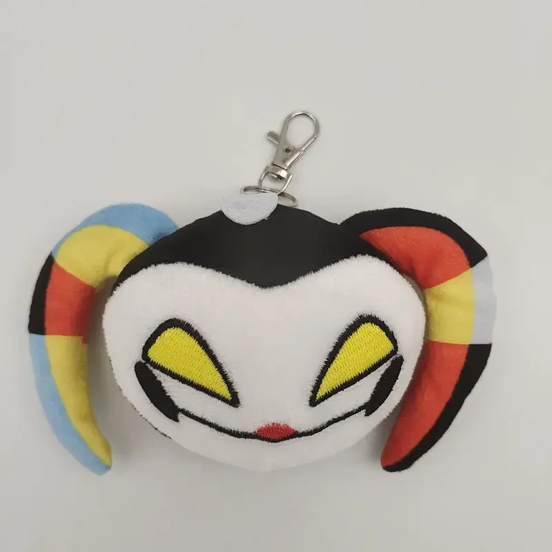 15cm New Alastor Plush Keychain Adam Hazbined Cos Hotels Soft Stuffed Costume Cute Plushie Figure Hells for Children Kids Gift