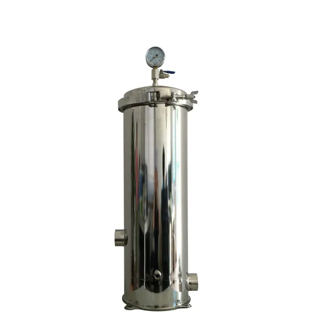 Stainless Steel Filter Housing Sand Filter with Rocker Arm with Legs for Glass Manufacturing