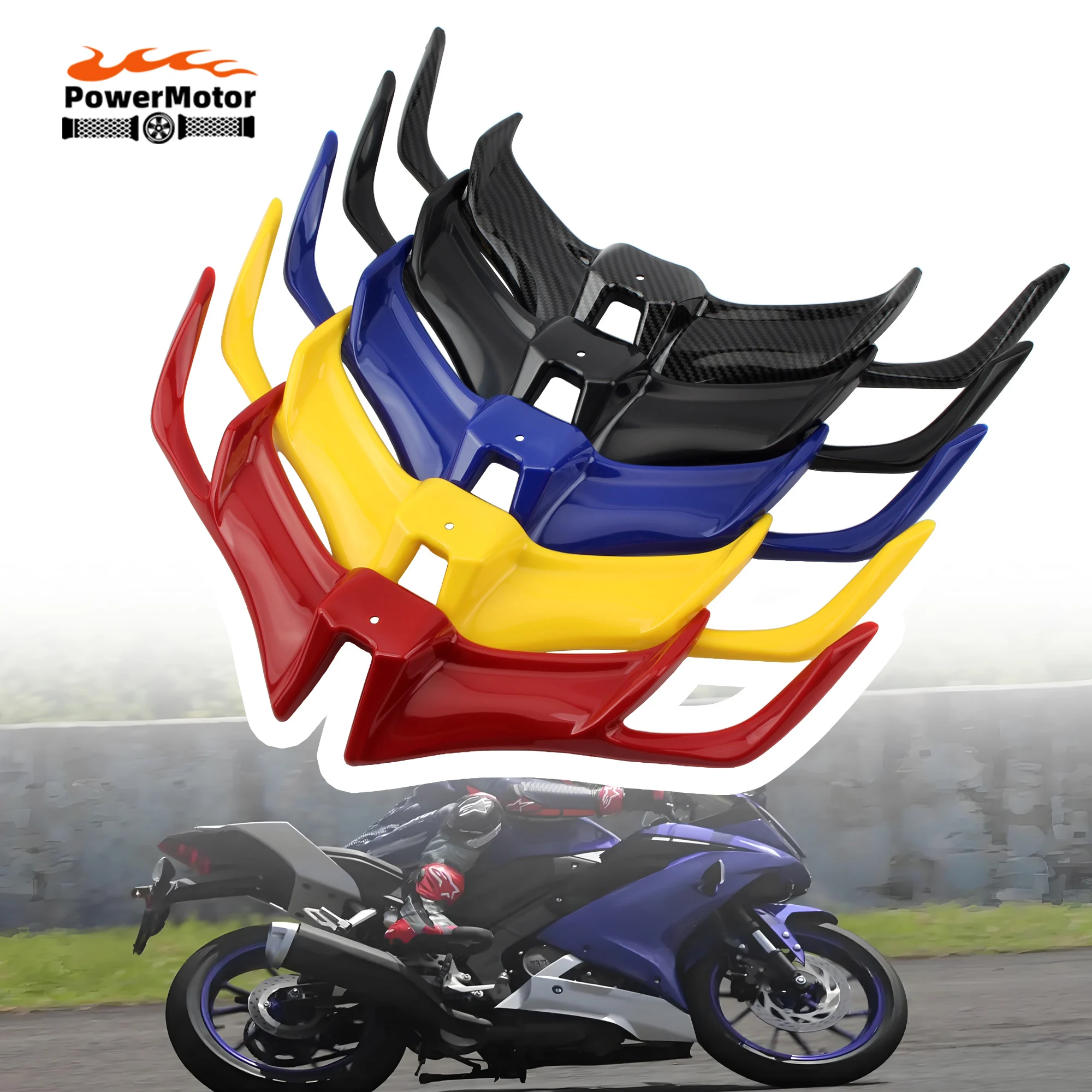 

For YAMAHA YZF R15 V3 Motorcycle Front Fairing ABS Aerodynamic Winglets Motocross Lower Protection Guard Cover 2017-2020