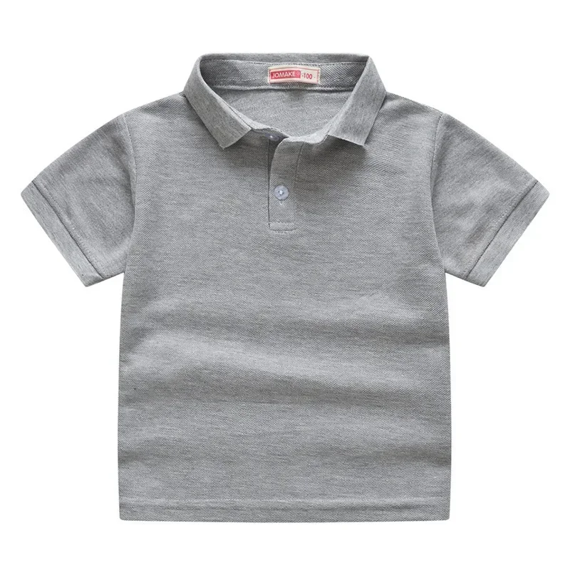 2026 Summer Baby Boys Candy Colors Polo Shirts Kids Clothes Boys Shirts Short Sleeve Solid Lapel Kids Girls Casual Polo Shirts