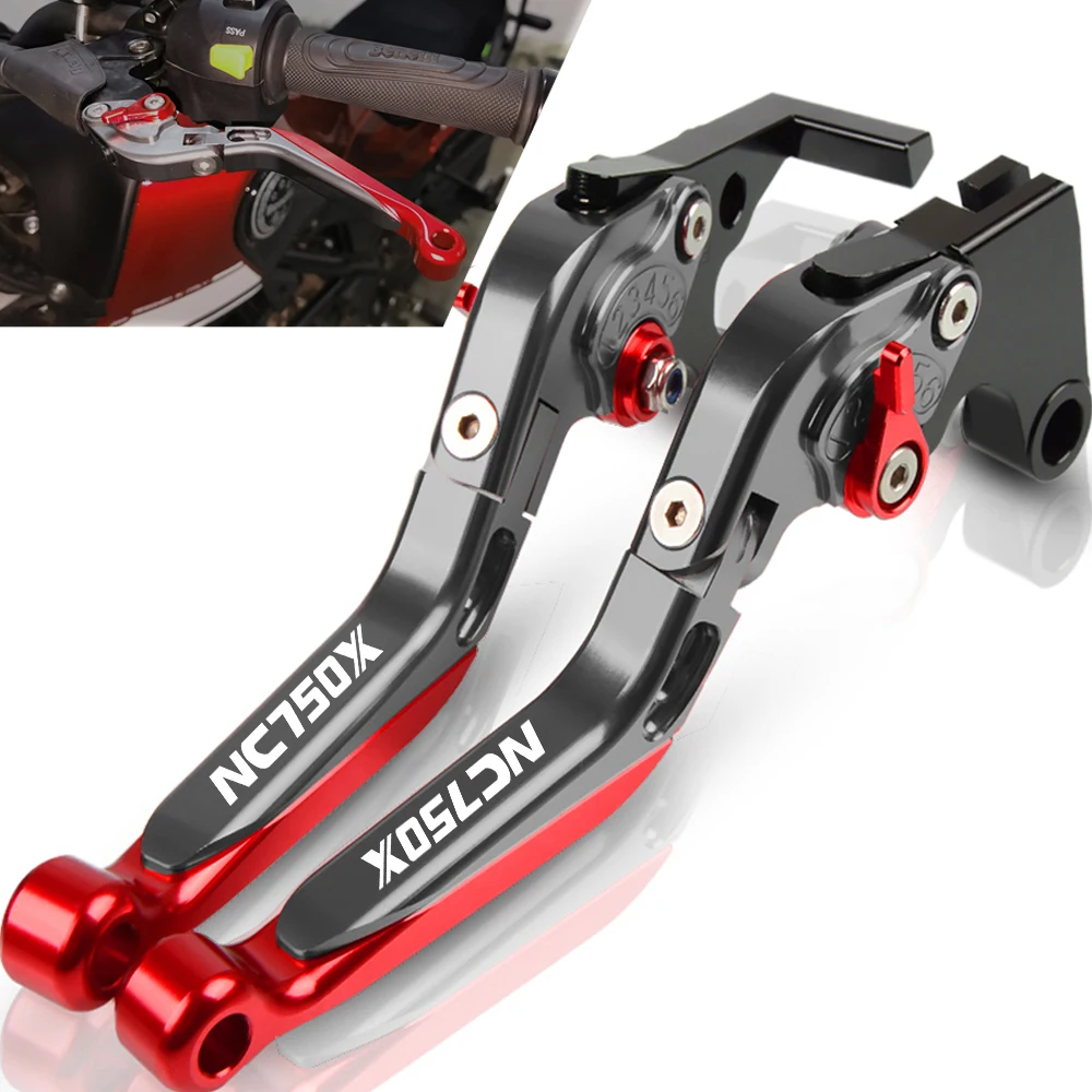 

For HONDA NC750X 2014 2015 Motorcycle Adjustable Foldable Brake Clutch Levers Adapter NC750 X Handlebar Brakes NC 750 X