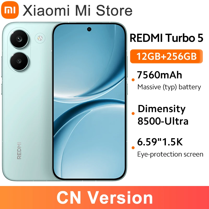 Redmi Turbo 5 Chinese Version 6.59” Dimensity 8500-Ultra 50MP Sony