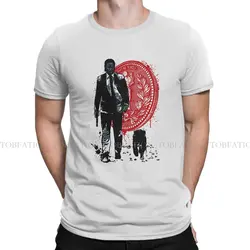 John Wick Lone Hitman and Cub Tshirt Classic Punk Men's Streetwear Tops Large Cotton O-Neck T Shirt