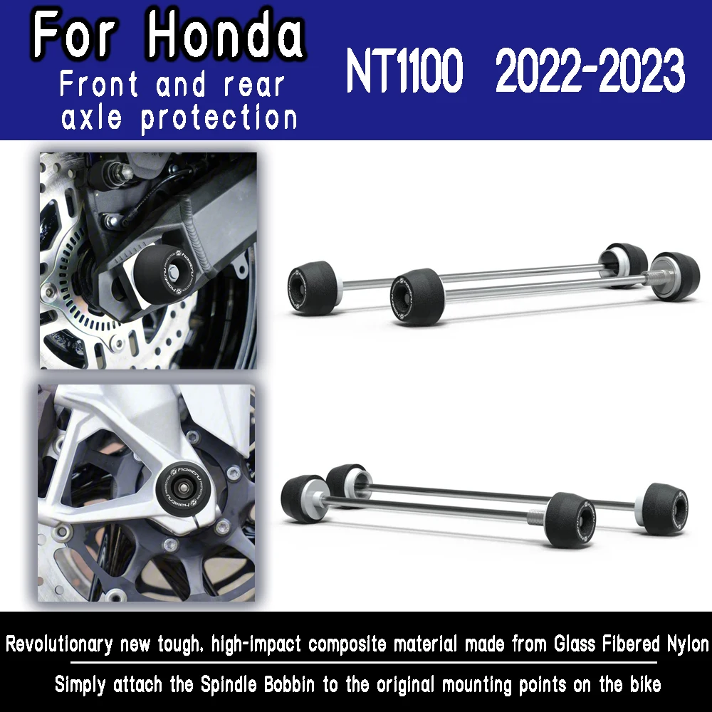 

For Honda NT1100 2022-2023 Front and rear axle collision protection anti fall device motorcycle accessories