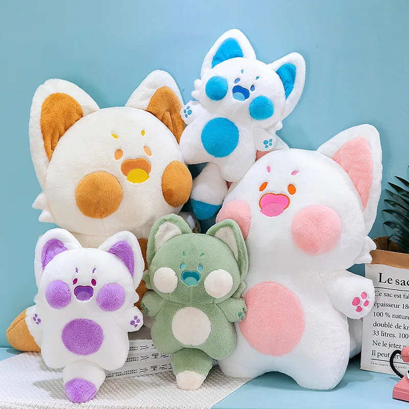 

35/65cm Anime Kawaii Esther Doodle Meow Plush Toy Cartoon Stuffed Plushie Cat Doll Animal Pillow Birthday Gift Kids Children