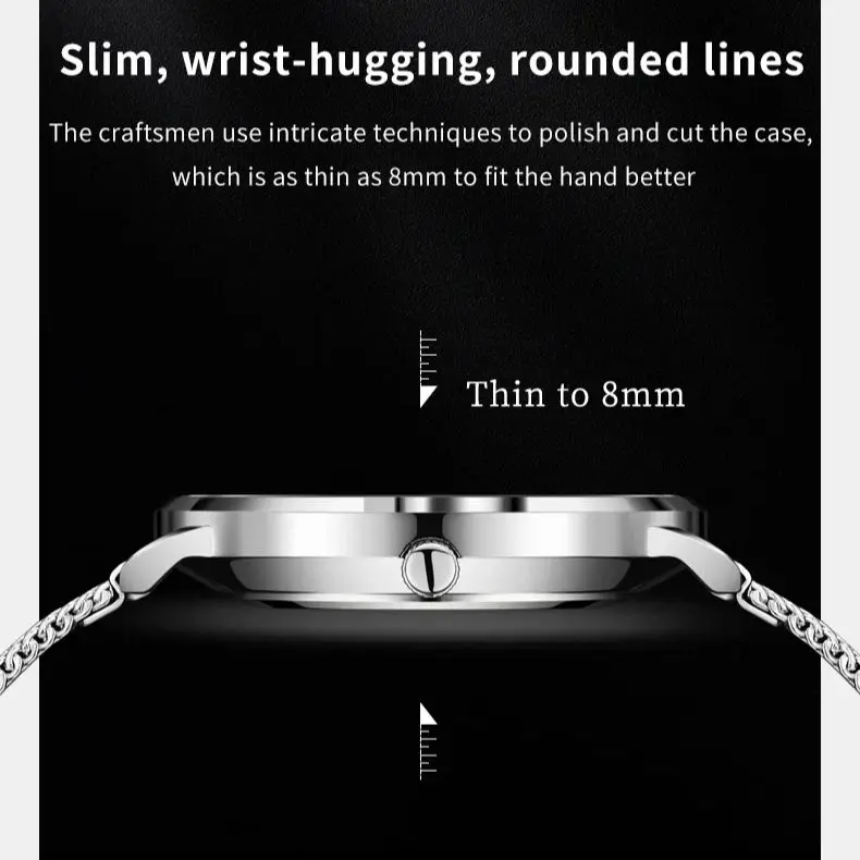 OLEVS 5623 Jam Tangan Pria Jam Tangan Kuarsa Pria Bisnis Sederhana Modis Jam Tangan Pria Tanggal Otomatis Kedap Air Asli Ultra Tipis Klasik