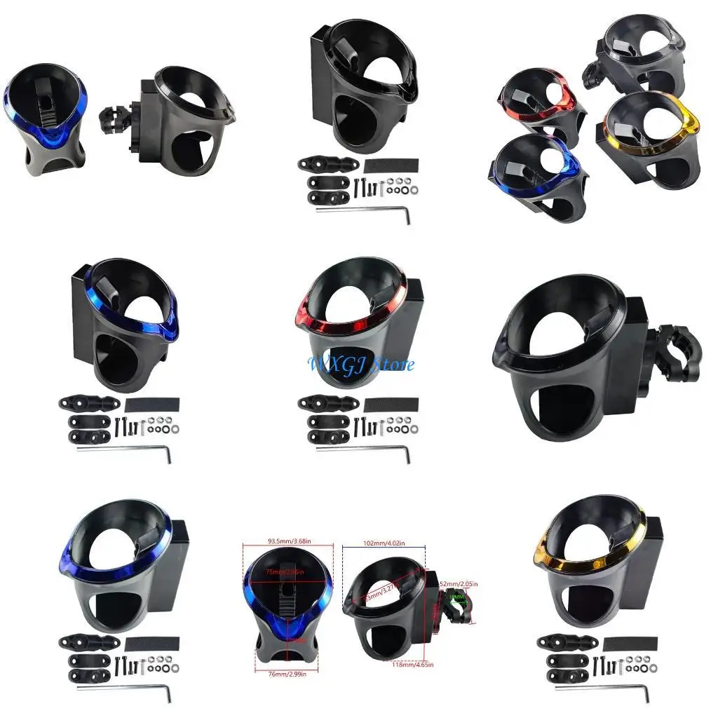 

37JE Practical Water Bottle Support ABS Cup Stand Shockproofs Cup Hold Detachable Drink Stand ABS Rack for Riders & Commuters