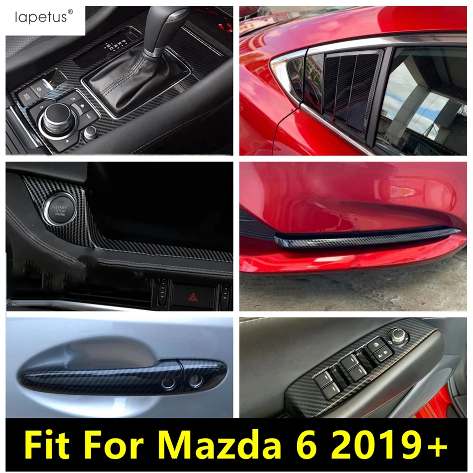 

Window Lift / Gear Shift Panel / Fog Light Lamp / Shutter Louver / Door Handle Cover Trim For Mazda 6 2019 - 2024 Accessories