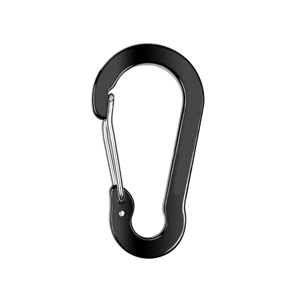 6 stücke Karabiner Clip Aluminium Legierung Schlüsselbund Lock Schnalle Snap D-Ring Clip Outdoor Rucksack Camping Multi Tool Angeln wandern Haken – Detail 27
