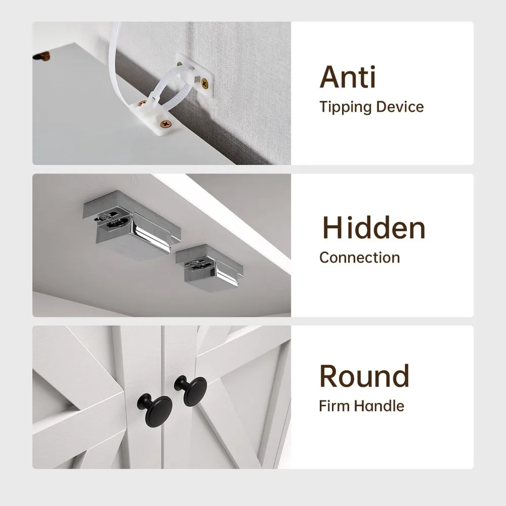 "خزانة كتب بيضاء بطول 74 بوصة مع أبواب وتخزين للمنزل والمكتب، مثالية لغرفة المعيشة وغرفة النوم"