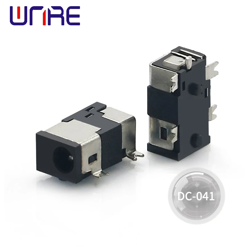 DC-041 DC Power Socket Interface Black Connector Female Adapter Laptop Device Charging Port Audio And Video Product Socket