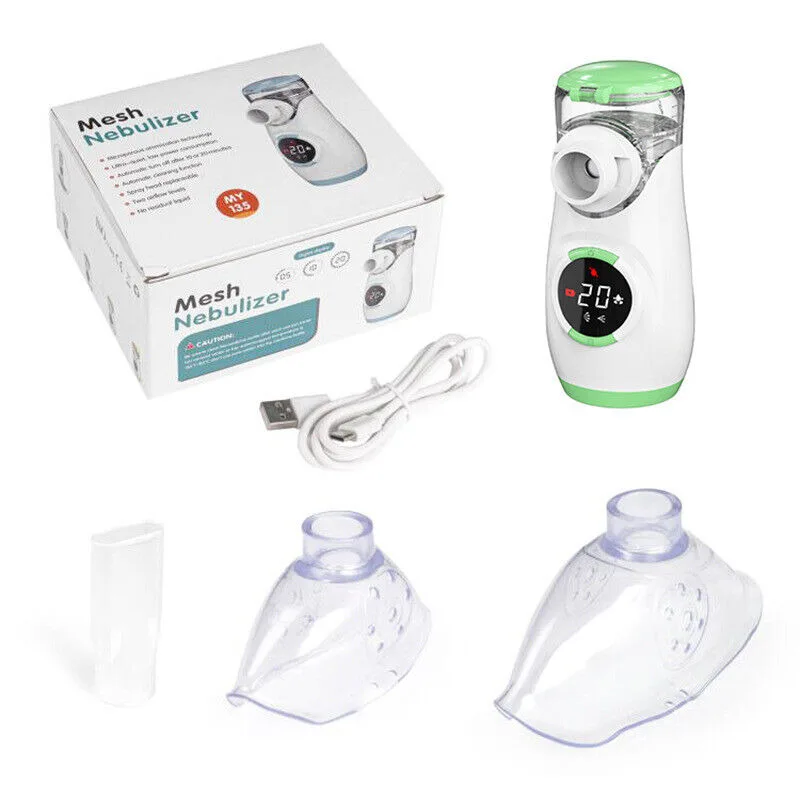 Medical Silent Mesh Nebulizer Handheld Asthma Inhaler Atomizer for Kids Adult Health Care Mini Portable Humidifier