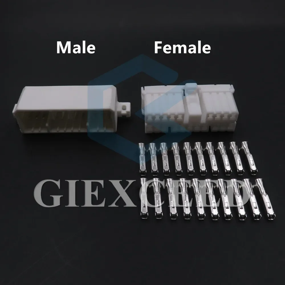 20 Pin 174952-1 368511-1 175785-1 Female Male Car Auto PCB Connector Electric Cable Socket AC Assembly Automotive