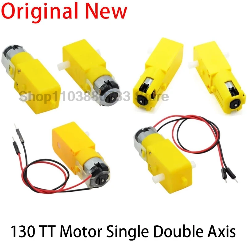 

TT Motor 130motor Smart Car Robot Gear Motor for Arduino DC3V-6V DC Gear Motor Intelligent Car Chassis Four Drive Car Hot