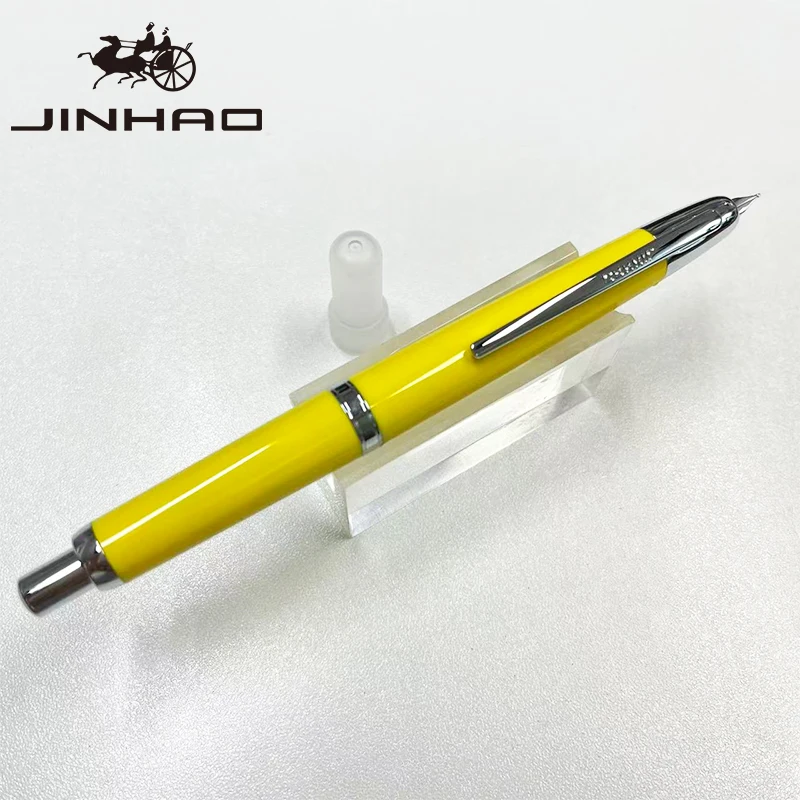 Jinhao 20-pers intrekbare vulpen EF/F penpunt met converter hars schrijfgeschenkpen - afbeelding 1